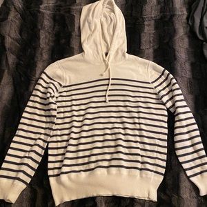 J. Crew striped hoodie